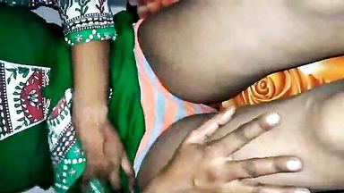 Desi girlfriend panties aside blowjob uncut sex video
