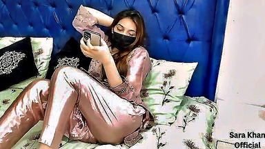 Sara Khan pink salwar seduction porn video
