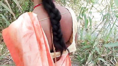 Desi bhabhi saree jungle back view hardcore sex