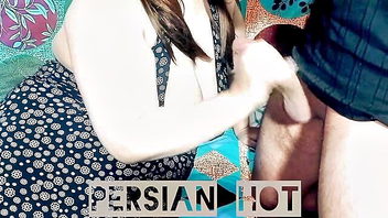 Persian auntie handjob in dress xxx clip