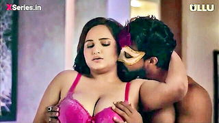 Indian BBW in pink lingerie xxx video