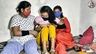 Masked Indian aunty foursome homemade xxx video