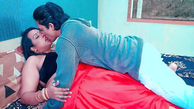 Busty Indian stepmom bedroom seduction xxx video