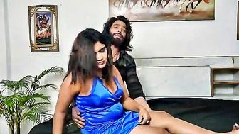 Alka Raj blue dress seduction full scene
