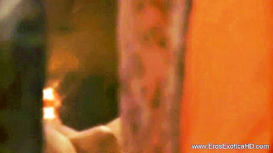 Indian MILF in orange saree uncut sex video