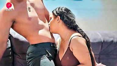 Desi babe beach abs tease hardcore sex