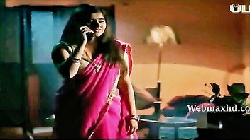 Desi babe pink saree call porn video