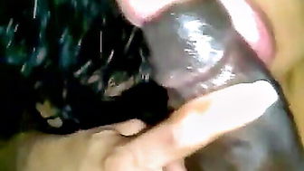 Indian babe sucks BBC closeup hardcore sex