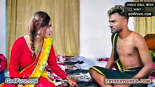 Desi saree housewife video call full scene