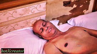 Bald Indian daddy anal threesome explicit porn