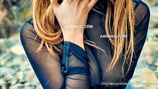Poonam Pandey sheer mesh tease sex video