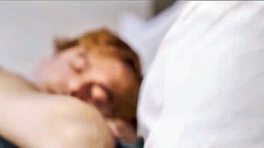 Redhead Indian babe in sheets sex video