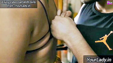 Indian maid striptease in lingerie uncut sex video