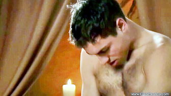 Candlelit anal couple with Indian stud xxx clip