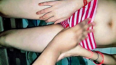 Punjabi bhabhi panties pulled aside sex video