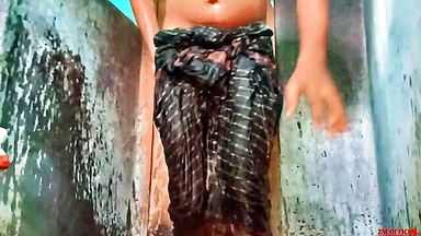 Bengali desi man shower tease porn video