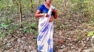 Indian stepmom saree forest affair hardcore sex