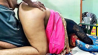 South Indian wife saree doggy hardcore sex