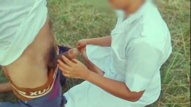 Indian nurse outdoor handjob xxx clip